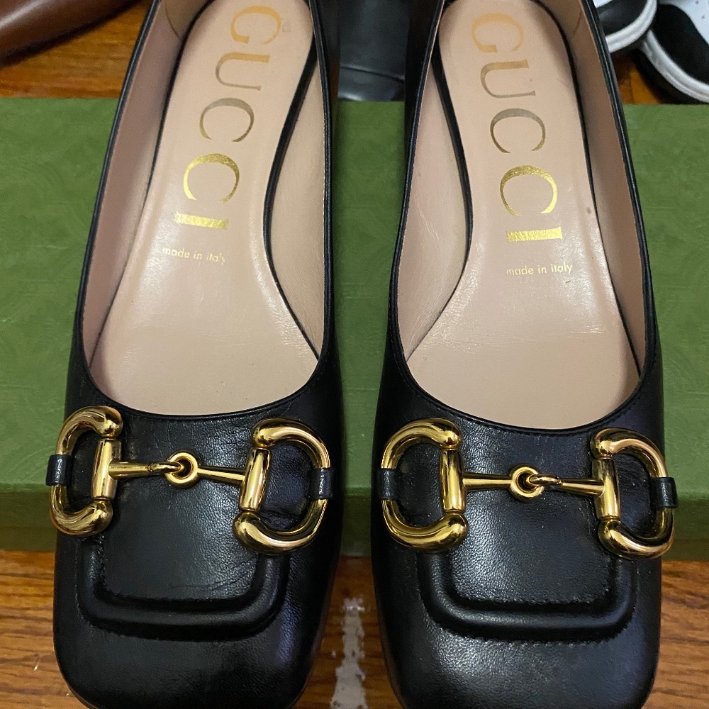 GUCCI  BALLET FLAT WITH HORSEBIT
